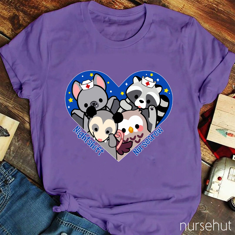 Nightshift Nursecrew Nurse T-Shirt