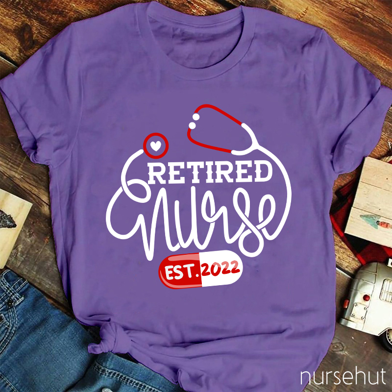 Retired Nurse EST 2022 Nurse T-Shirt
