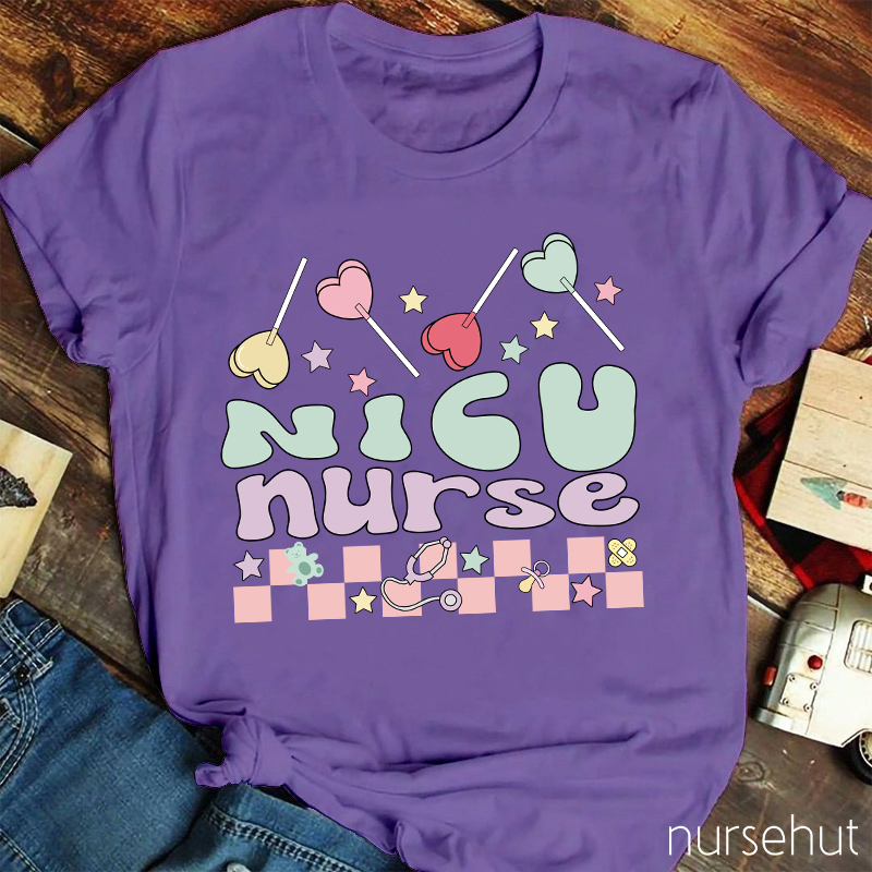 Personalized Department Valentine Cute Nurse T-Shirt