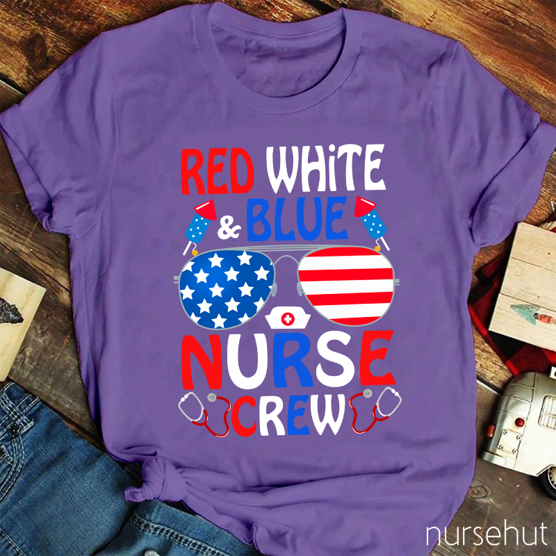 Red White Blue Nurse T-Shirt