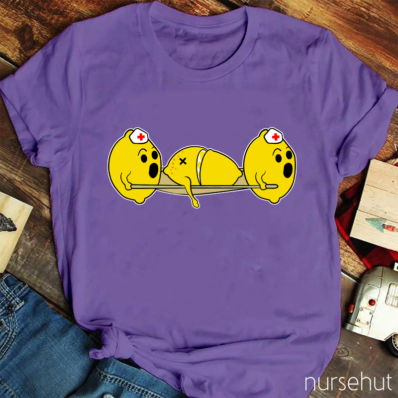 First Aid Lemon First Aid Nurse T-Shirt