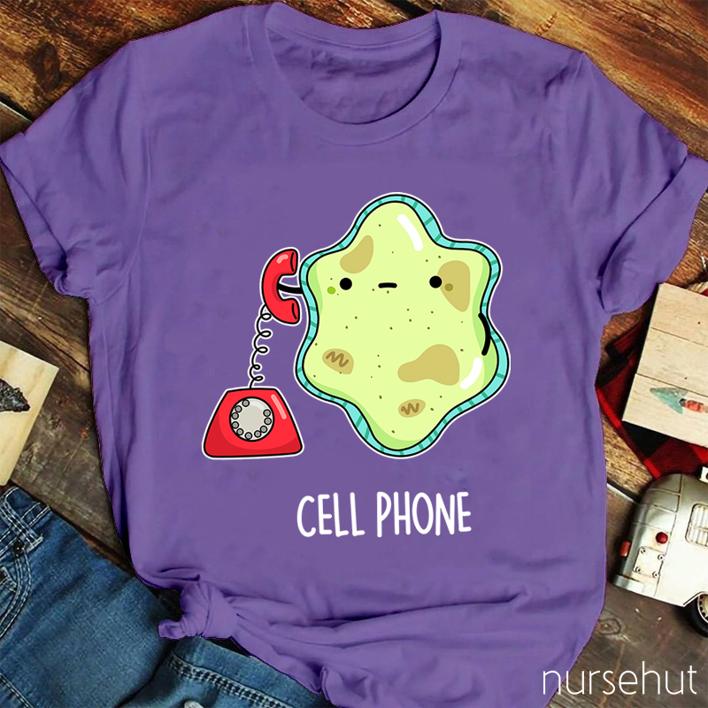 Cell Phone Nurse T-Shirt