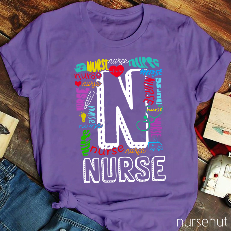 Colorlful Nurse Life Nurse T-Shirt