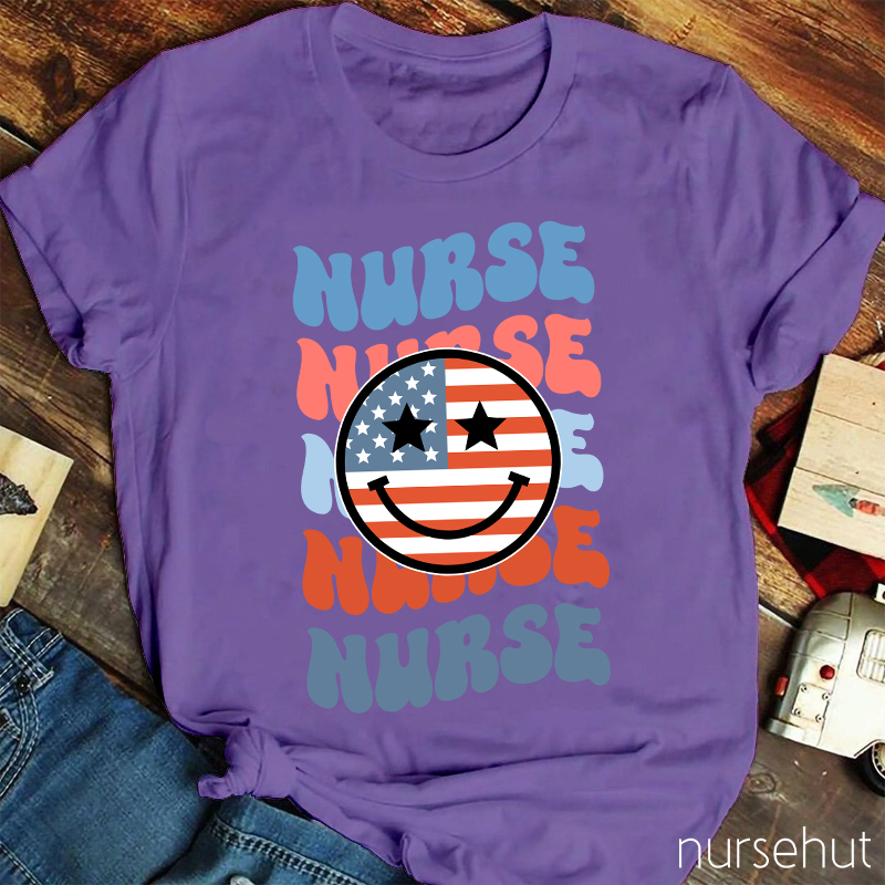 The Fourth Of July Nurse T-Shirt