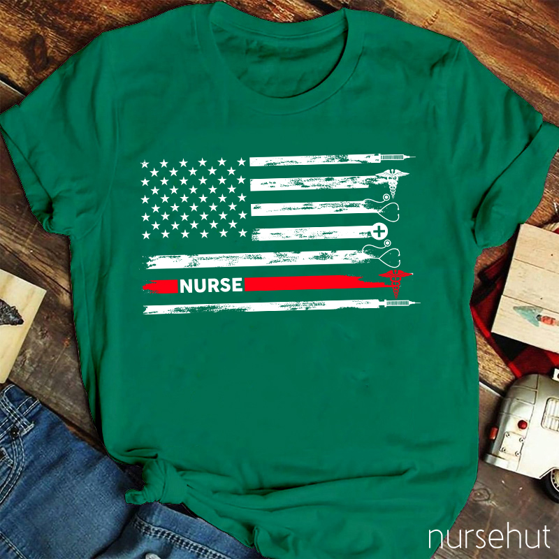 Flag Nurse T-Shirt