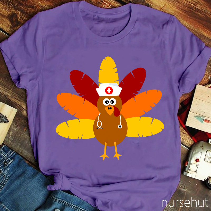 A Turkey In A Nurse's Hat T-Shirt