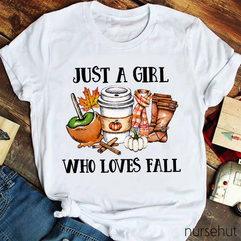 Just A Nurse Who Loves Fall T-Shirt