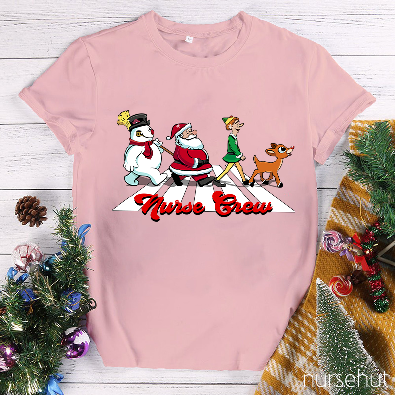 Christmas Nurse Crew Nurse T-Shirt