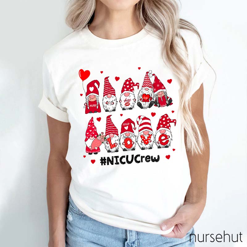 Personalized Kiss Love Nurse T-Shirt