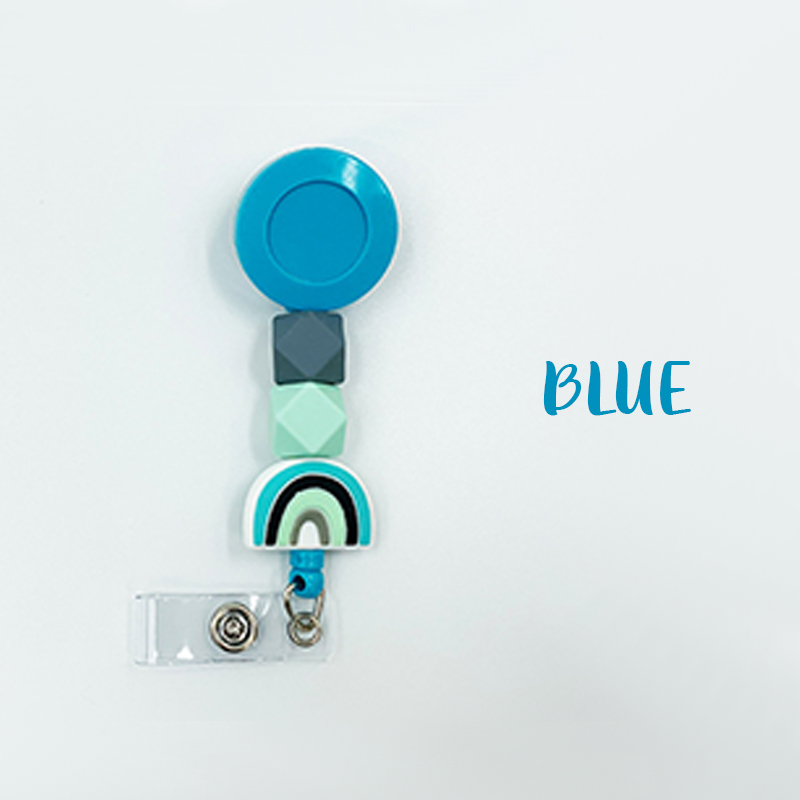 Colorful Beaded Nurse Badge Reel