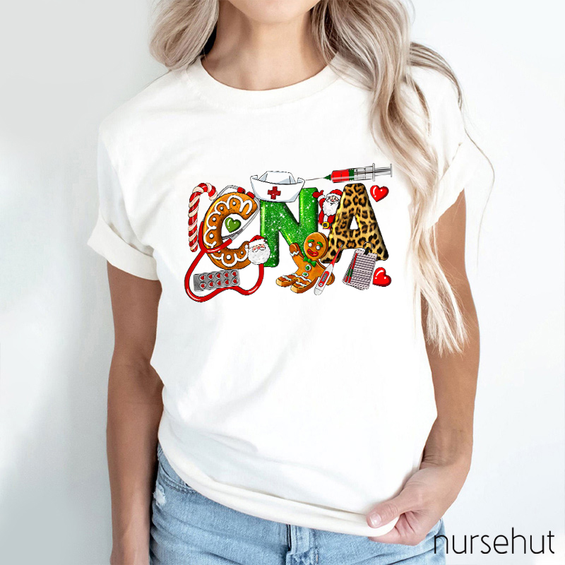 CNA We Deserve A Wonderful Christmas Nurse T-Shirt