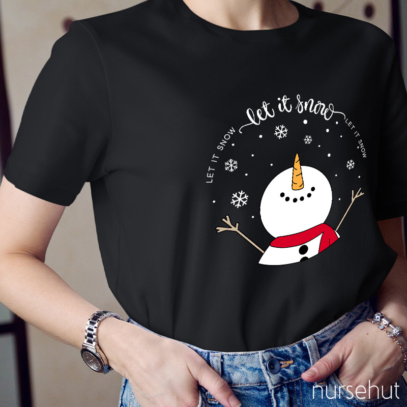 Let It Snow Teacher T-Shirt