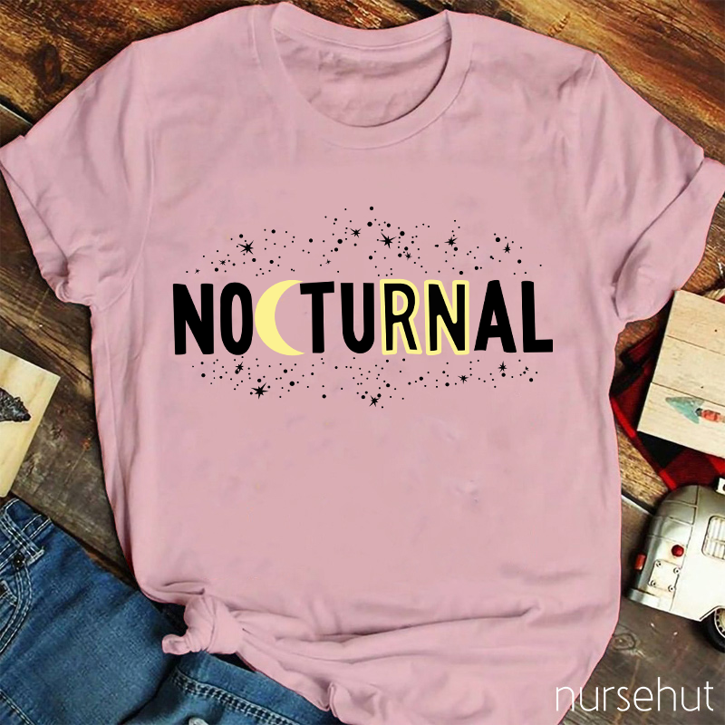 Nocturnal RN Night Nurse T-Shirt