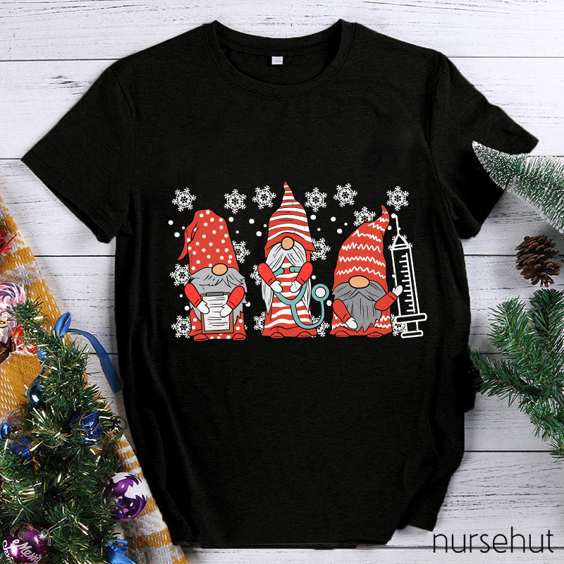 Gnome Badge Reel Christmas Vibes Nurse Badge Reel Christmas 