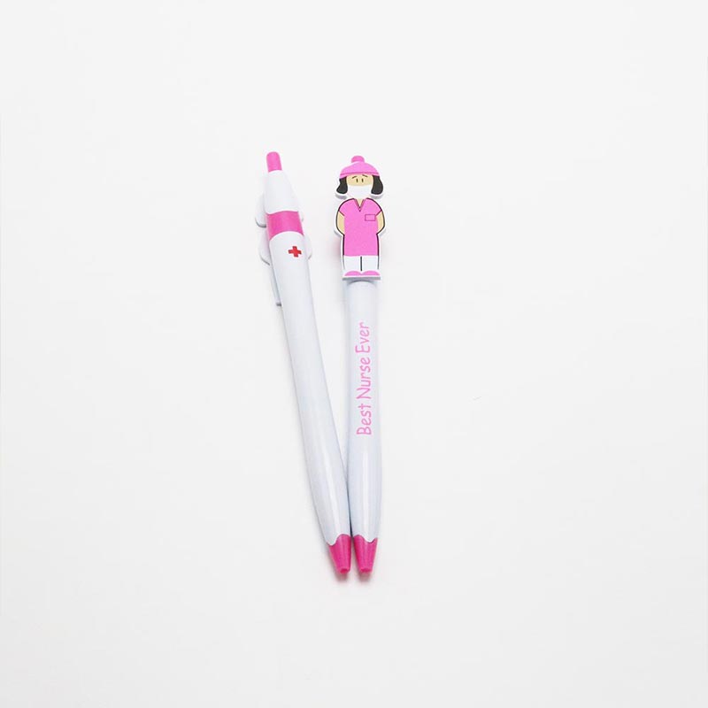 Doctor And Nurse Cartoon Image Pen
