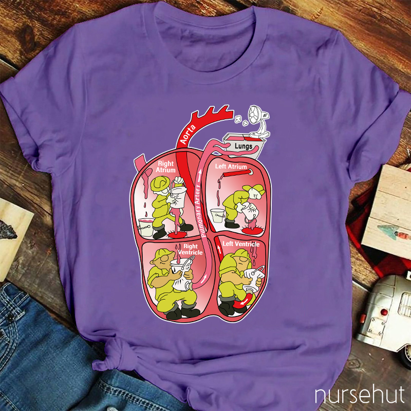 A Hard Working Lung Nurse T-Shirt