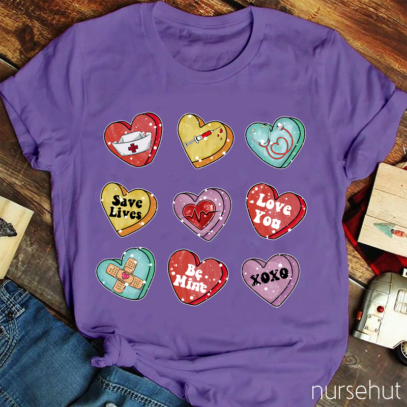 Be Mine Nurse Love You Nurse T-Shirt