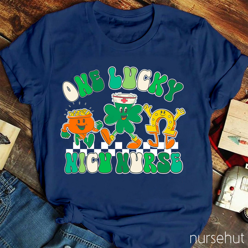 One Lucky NICU Nurse T-Shirt