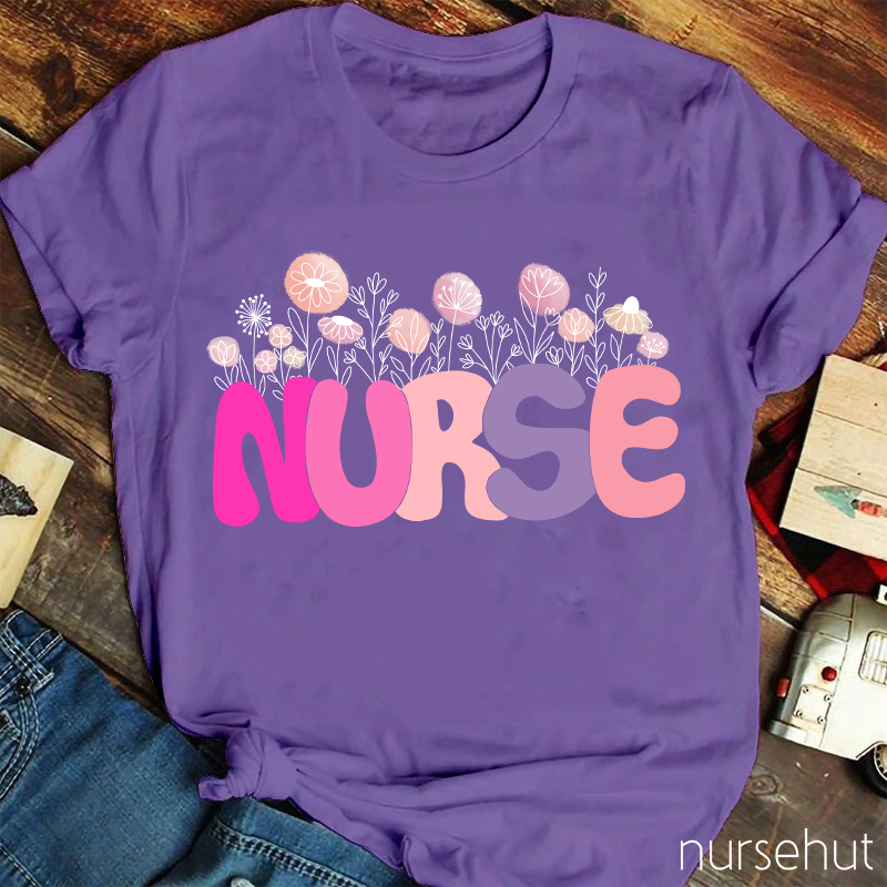 Nurse Flower T-Shirt