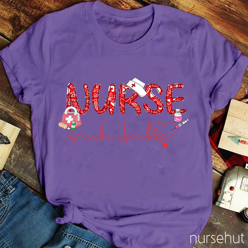 Valentine Nurse Life Nurse T-Shirt