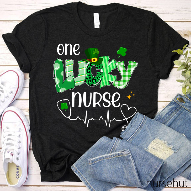 One Lucky Nurse St. Patrick's Day Nurse T-Shirt