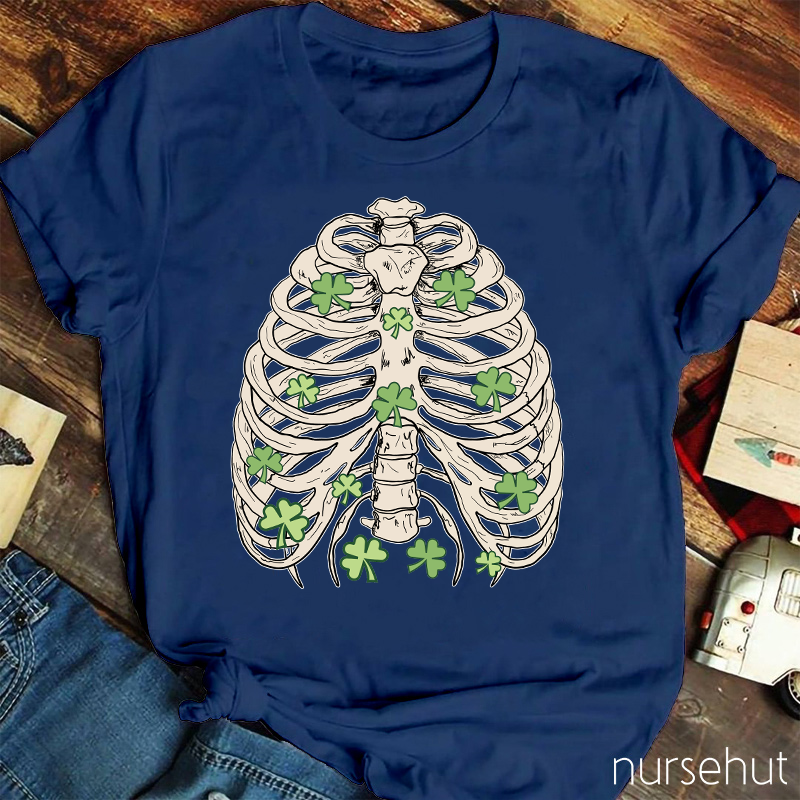 Clover And Ribs Nurse T-Shirt
