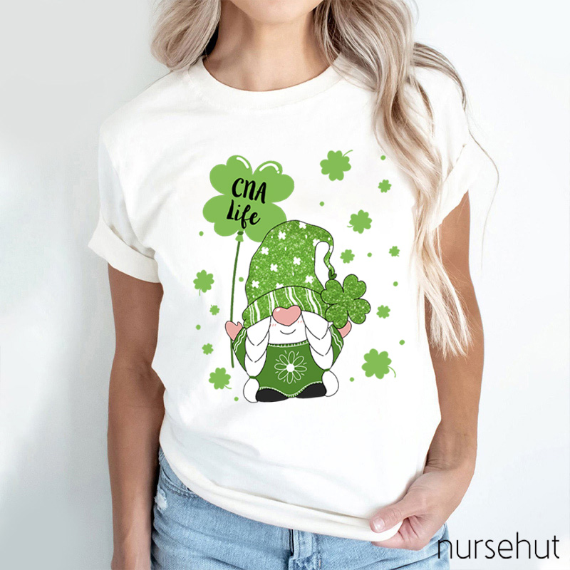 Personalized Lucky Life Nurse T-Shirt