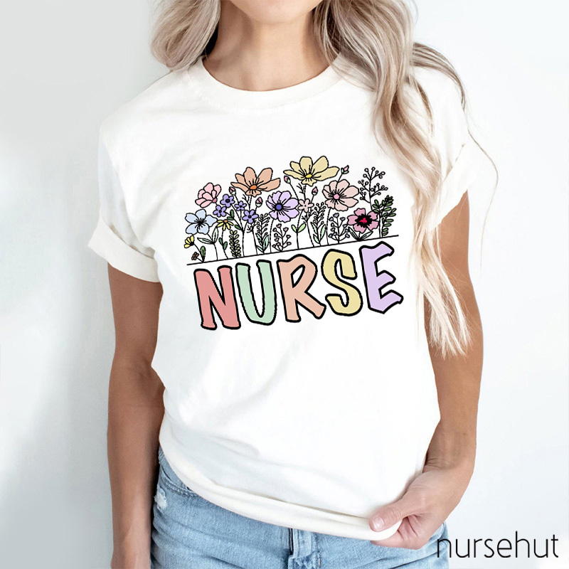 Nurse Flower T-Shirt