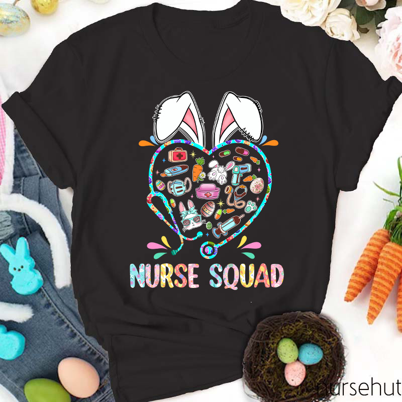 Bunny Nurse Squad Nurse T-Shirt