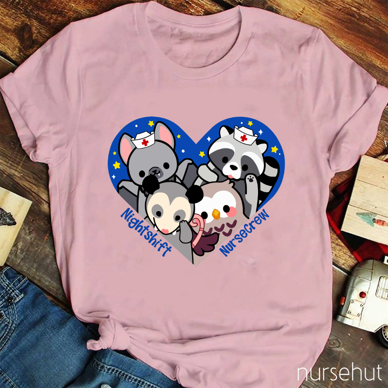 Nightshift Nursecrew Nurse T-Shirt