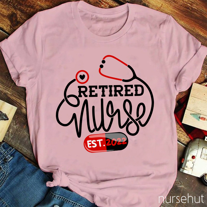 Retired Nurse EST 2022 Nurse T-Shirt