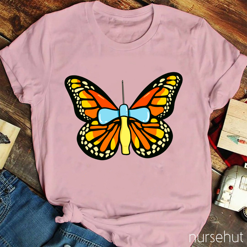 It's Just Like A Butterfly Nurse T-Shirt