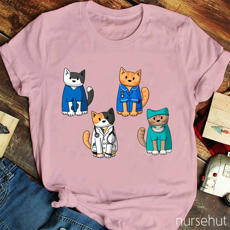Doctor Cat Will Treat You Nurse T-Shirt