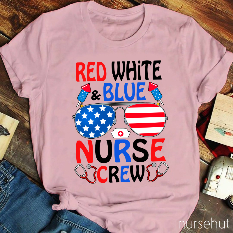 Red White Blue Nurse T-Shirt