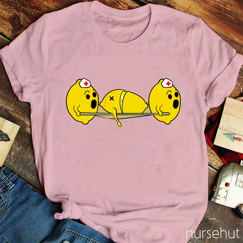 First Aid Lemon First Aid Nurse T-Shirt