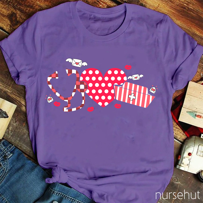 Happy Valentine's Day Nurse T-Shirt