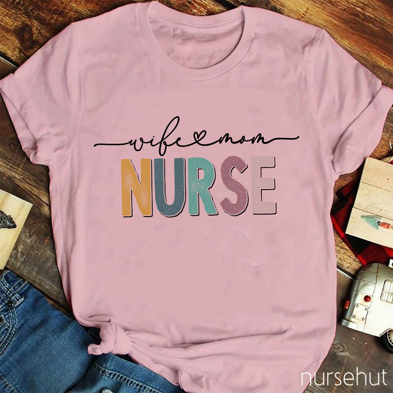 Happy Mother's Day Letter Nurse T-Shirt