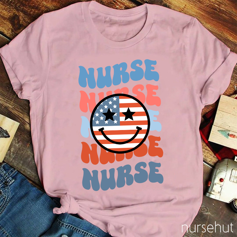The Fourth Of July Nurse T-Shirt