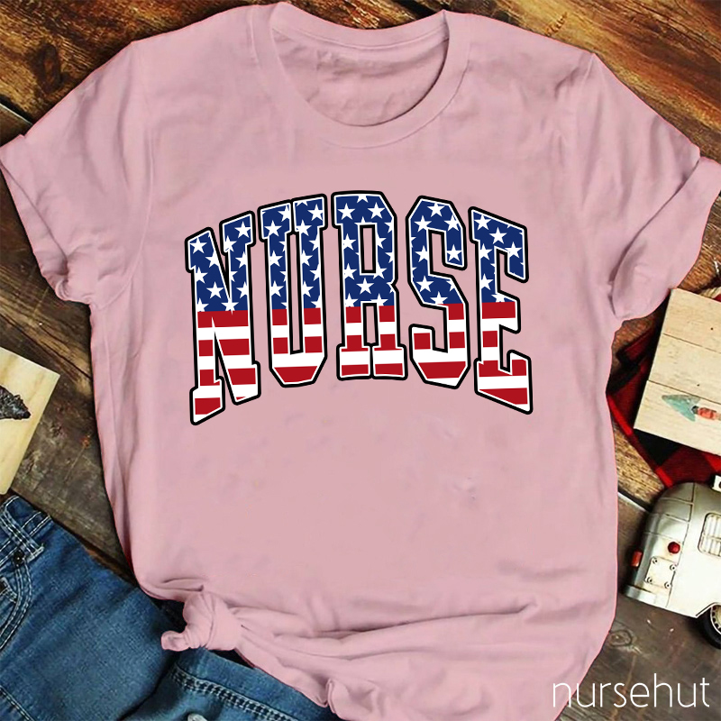Flag Nurse T-Shirt