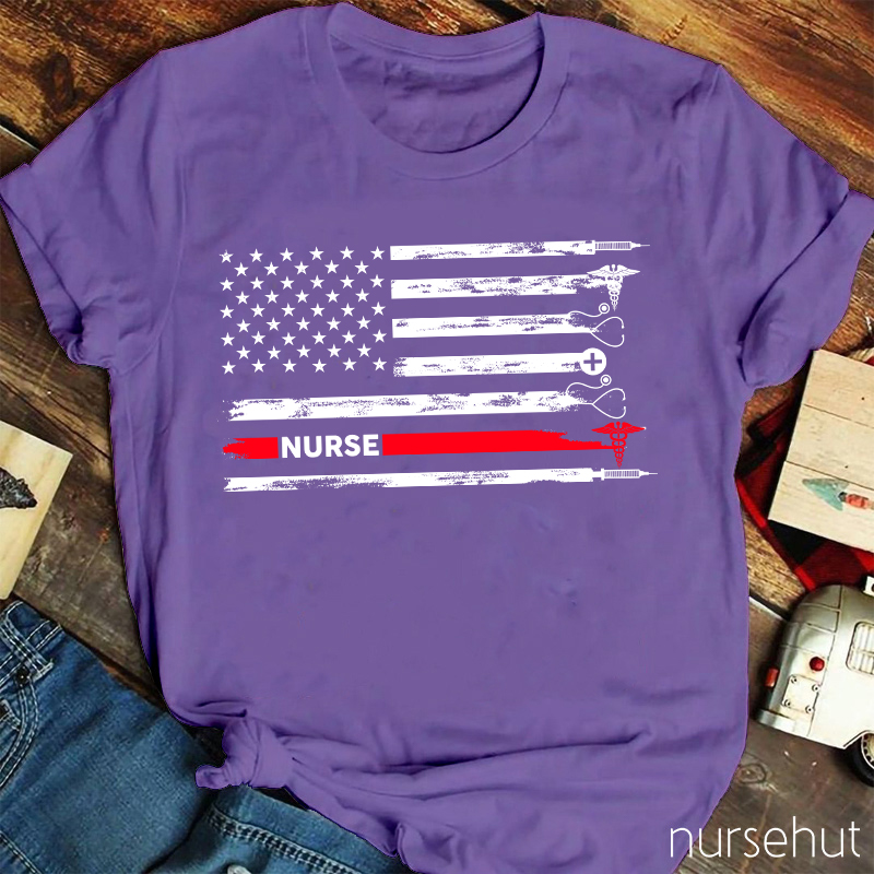 Flag Nurse T-Shirt