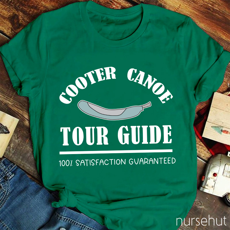 Cooter Canoe Tour Guide Nurse T-Shirt