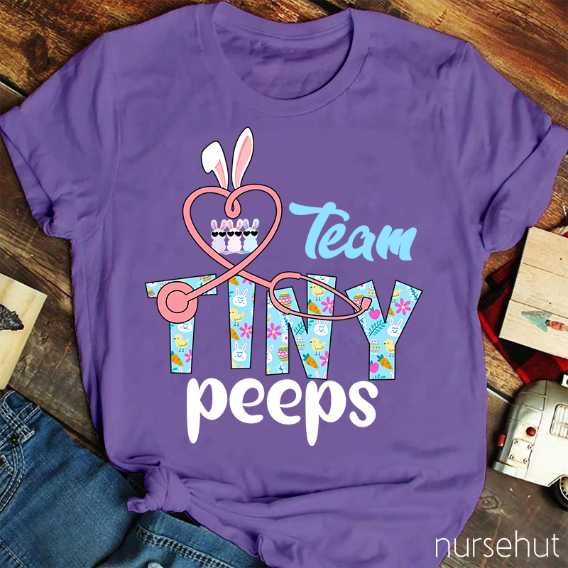 Team Tiny Peeps Nurse T-Shirt