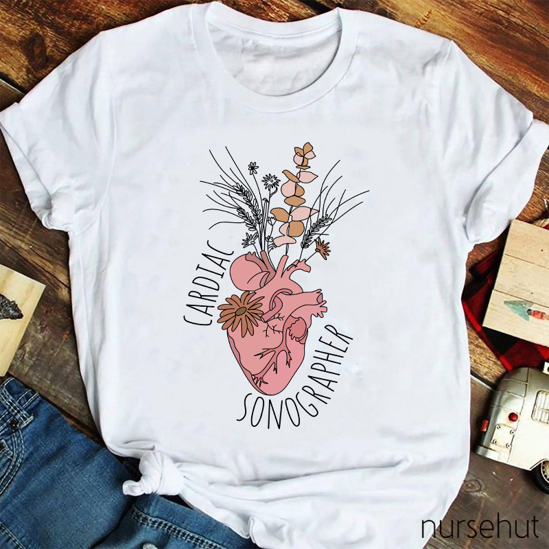 Cardiac Sonographer Nurse T-Shirt