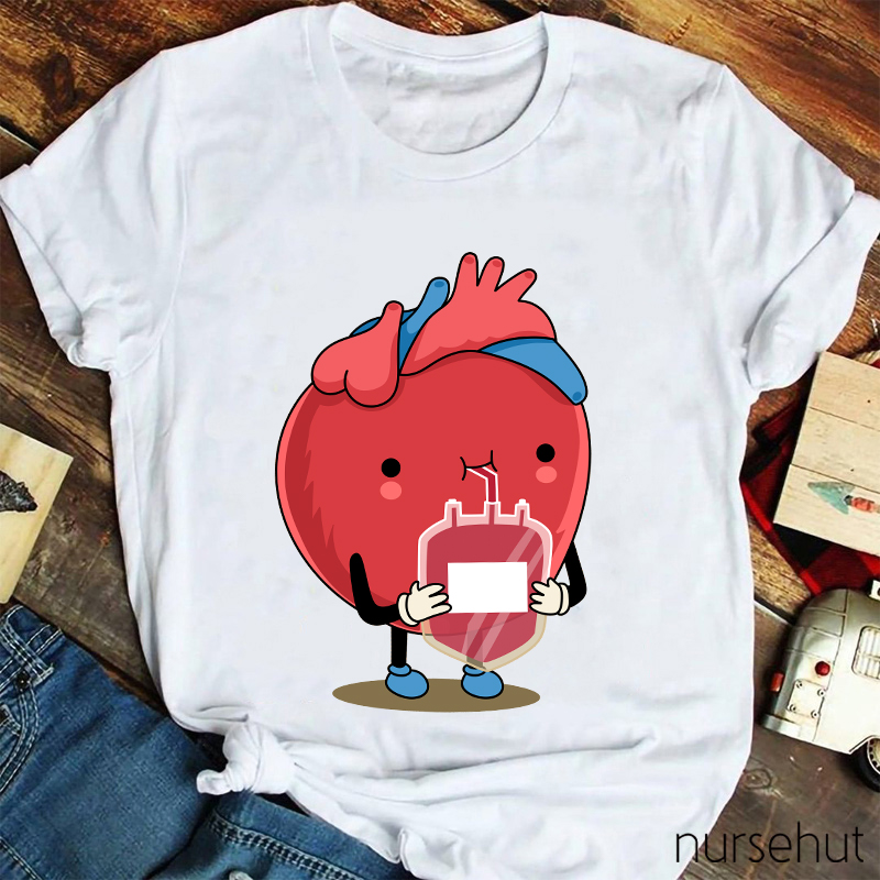 Drinking Hearty Love Nurse T-Shirt
