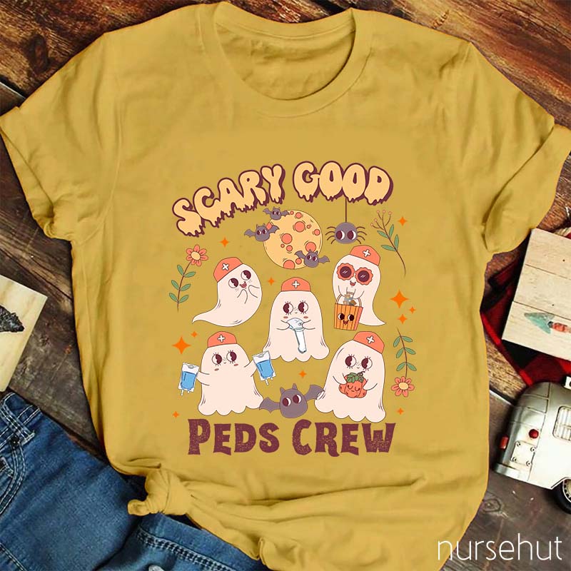 Scary Good Peds Crew Nurse T-Shirt