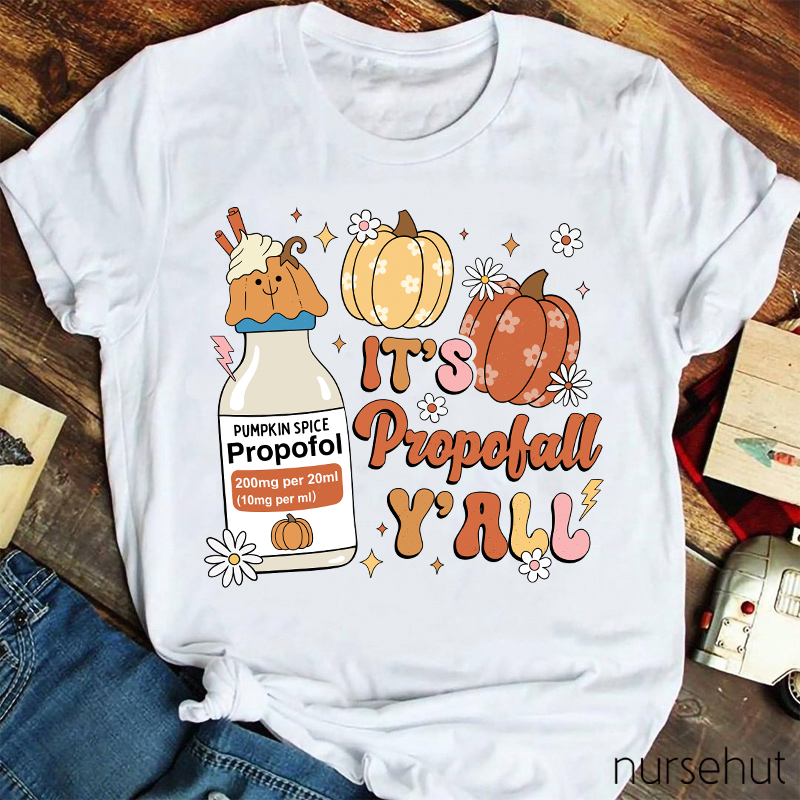 Propofol Halloween Pharmacist  Nurse T-Shirt