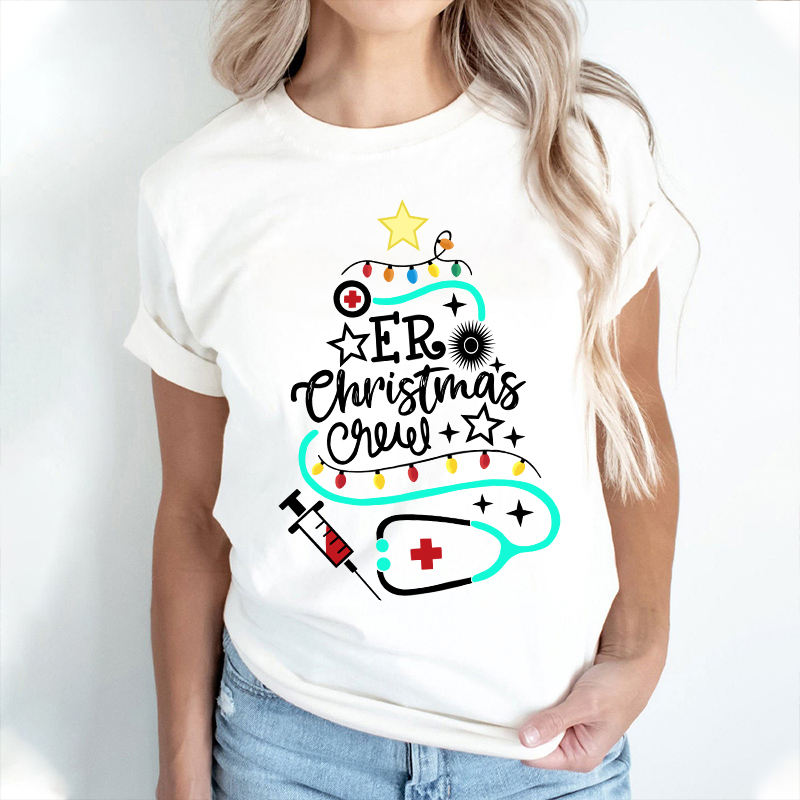 ER Christmas Crew T-Shirt
