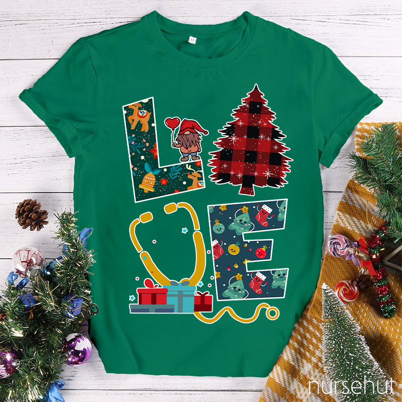 We Wish You A Merry Christmas Nurse T-Shirt