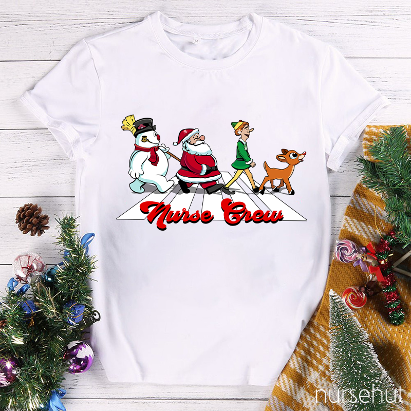 Christmas Nurse Crew Nurse T-Shirt