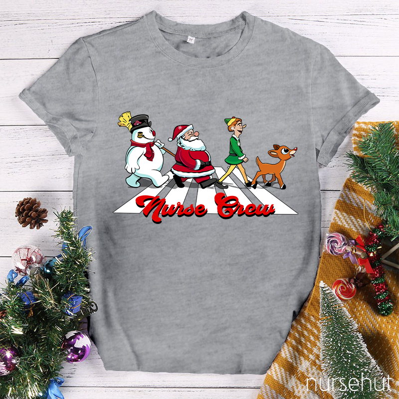 Christmas Nurse Crew Nurse T-Shirt